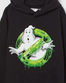 هودی کلاه دار پسرانه برند اچ اند ام h&m رنگ مشکی طرح Ghostbusters