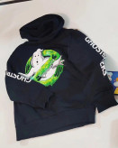 هودی کلاه دار پسرانه برند اچ اند ام h&m رنگ مشکی طرح Ghostbusters