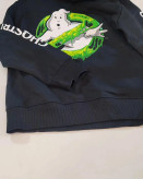 هودی کلاه دار پسرانه برند اچ اند ام h&m رنگ مشکی طرح Ghostbusters